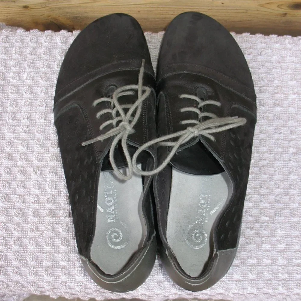 Naot Black Lalo Perforated Sneakers Shoes 6.5